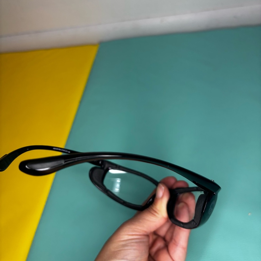 Harley-Davidson Slick HDS 803 Black Protective Goggles with Clear Lenses - Picture 7 of 10